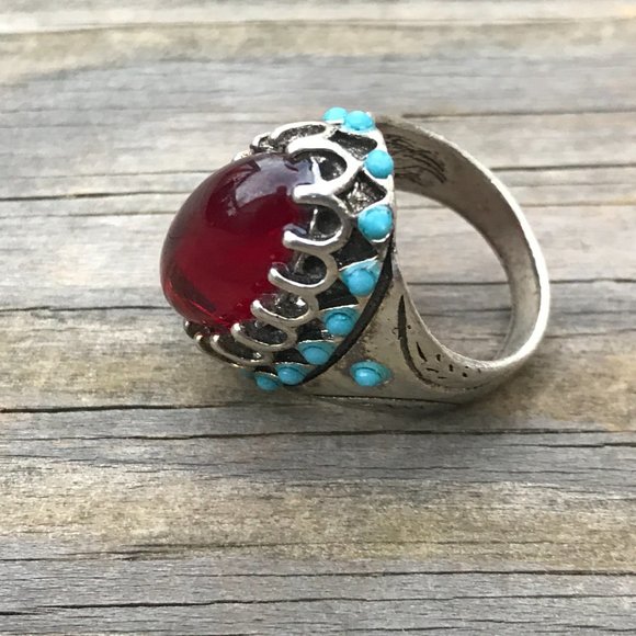 Valentines Day Gift For Him Men Ring Fashion Jewel - Picture 4 of 10